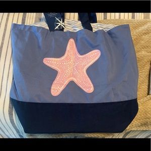 COPY - NWT XL paper store starfish tote